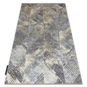 eoshop Moderna preproga DE LUXE 2087 Srebrna kost vintage - Strukturna, zlata/siva ( - Velikost: 120x170 cm)