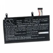 Baterija za Gigabyte P35G/P35W/P37W/P57X, 6830 mAh