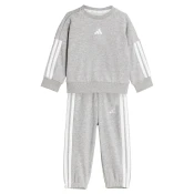 ADIDAS SPORTSWEAR Športna trenirka Essentials pegasto siva/bela