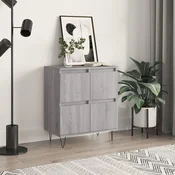 Vidaxl vidaXL Predalnik, siv hrast sonoma, 60x35x70 cm, material na osnovi lesa