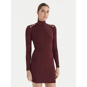 Marciano Guess Pletena obleka 5BGK52 5881Z Bordo rdeča Slim Fit