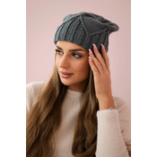marka niezdefiniowana Womens cap Liliana K375 dark gray