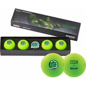 Volvik Vivid Marvel 2.0 4 Pack Golf Balls Hulk Plus Ball Marker Green