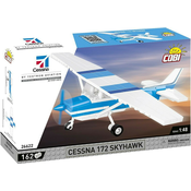 Cobi Cessna 172 Skyhawk-bijelo-plava, 1:48, 162 KS