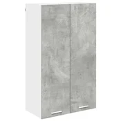 Vidaxl Viseča omarica Betonsko siva 60 x 31 x 100 cm Konstruiran les