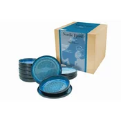 Creatable Jedilni Servis Nordic Fjord Blue, 12-Delni