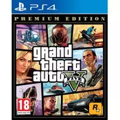 ROCKSTAR GAMES igra GTA V Premium Edition (PS4)