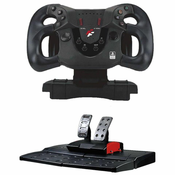 Volan HURRICANE FLASHFIRE Pace WH4-3201V, PS4, pedale