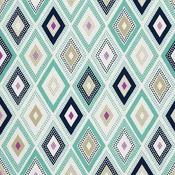 shumee ZUNANJE DEKORATIVNE TKANINE OXFORD - Motiv geometrijskih diamantov