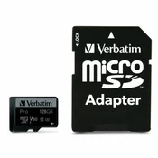 Verbatim Verbatim Microsd Kartica 128Gb U3 Adapter Za Mobitele, Tablete, Kamere 47044