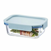 LOCKnLOCK Pravokoten steklen kozarec CLEAR, 630 ml, meta