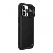 Nillkin CamShield usnjena torbica za iPhone 13 Pro Max s pokrovčkom za kamero