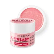 Claresa Gel bud soft&easy gradilni gel 12 g bleščeče roza