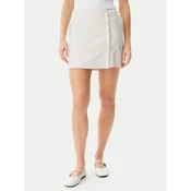 Calvin Klein Jeans Mini krilo J20J225328 Écru Regular Fit