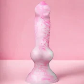 SuperLove Sweet Monster Dog Dildo Pink S