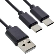 InLine Y-kabel USB-A na 2x USB-C, 2m