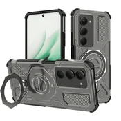 Hibridna maska Carbon Shield Pro za Xiaomi Redmi 15 4G / Redmi 15 5G - smoke black