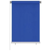 Vanjska roleta za zamracivanje 100 x 140 cm plava HDPE