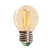 LED sijalica CLASSIC AMBER G45 E27/6,5W/230V 2200K - Brilagi
