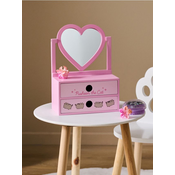 Sinsay - Ormaric sa ogledalom u obliku srca Pusheen - pastelno roze
