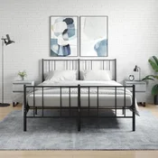 vidaXL Nočna omarica 2 kosa betonsko siva 40x35x50 cm inženirski les