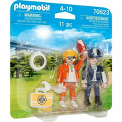 NEW Playset Playmobil 70823 Doctor Policaj 70823 (11 pcs)