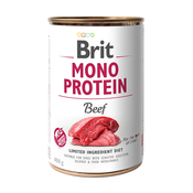 Ekonomično pakiranje Brit Mono Protein 12 x 400 g - Govedina