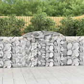 Lucne gabionske košare 3 kom 300x30x100/120cm pocincano željezo