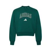 ADIDAS SPORTSWEAR Športna majica Seasonals Collegiate Typography V-neck Junior zelena / bela