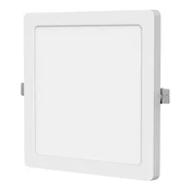 Megatron LED stropna svetilka Pano angular 16,5 cm - Študija/pisarna - Sodobni - bela - Plastika