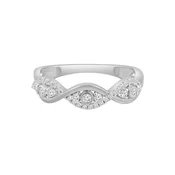 Diamant Exquis Prstan srebrna