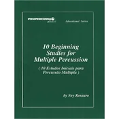 ROSAURO:10 BEGINING STUDIES FOR MULTIPLE PERCUSSION