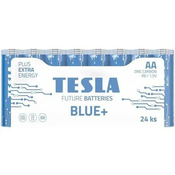 TESLA BATERIJE AA PLAVE+ 24 MULTIPAK (R06 / SHRINK 24 KOM)