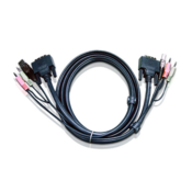 Aten 6ft USB DVI-I Single Link KVM cable 1.8 m Black