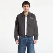 Jakna OBEY Walter Work Jacket Black Faded Wash M