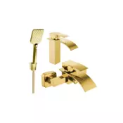 Mexen Aries R62 komplet za kad, zlat - 744803R62-50