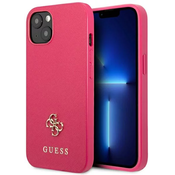 Guess GUHCP13SPS4MF iPhone 13 mini 5,4 pink hardcase Saffiano 4G Small Metal Logo (GUHCP13SPS4MF)