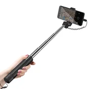 LINQ LinQ, Integrirano ogledalo USB C Selfie Pole z gumbom za zaklop, Črna, (5000191955)
