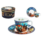 Carmani, 90 ml skodelica za espresso - navdihnjena z VAN Goghovim slikarstvom