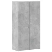 Vidaxl Arhivska omara betonsko siva 60x32x115 cm inženirski les