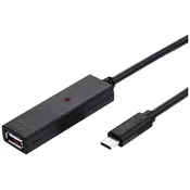 VALUE VALUE USB 2.0 podaljšek\, aktiven\, z repetitorjem\, AC\, črn\, 15 m Value KVM podaljšek 15.00 m črna, (20426585)