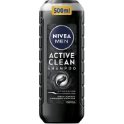 Nivea Moški šampon za globinsko čiščenje (Active Clean šampon) (Neto kolieina 500 ml)
