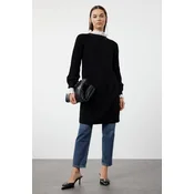 Trendyol Black Guipure Detailed Thessaloniki Knitwear Sweater