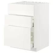 METOD / MAXIMERA Pod.el.za gr.plocu/ug.asp.s fiokom, bela/Veddinge bela, 60x60 cm