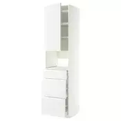 METOD / MAXIMERA Visoki element za ugradb uredaje, bijela/Voxtorp mat bijela, 60x60x240 cm
