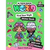 Toca Boca Find Your Style Sticker Book