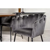 Venture Design Jedilna miza in stol komplet Copenhagen Limhamn miza 140x74 cm rjavo siva