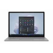 Microsoft Surface Laptop 5 i7-1265U Prijenosno racunalo 38,1 cm (15) Ekran osjetljiv na dodir Intel® Core™ i7 16 GB LPDDR5x-SDRAM 512 GB SSD Wi-Fi 6 (802.11ax) Windows 11 Pro Platina