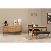 Hanah Home Trpezarijski set Vina 02 1005, Antracit