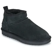 Colors of California SHORT SHEEPSKIN BOOT Črna